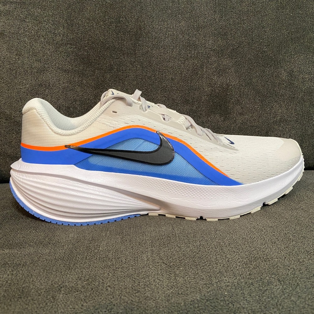 Nike Downshifter 14 Mens 11 Platinum Tint Blue Orange Running Shoes IB1895-004